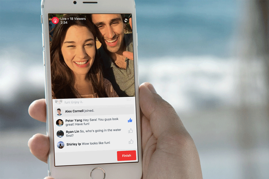 facebook live for property website